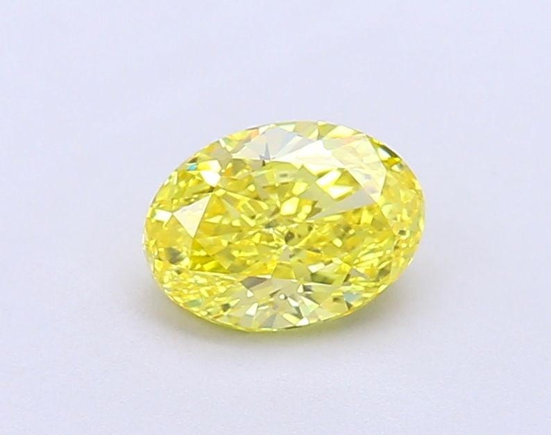 Loose Diamond - OVAL 1.0ct Fancy Vivid Yellow VS1: Loose Diamond - OVAL 1.0ct Fancy Vivid Yellow VS1 Source: This is a real non-mined Diamond that has been grown in a lab Shape: OVAL Carats: 1.0 Color: Fancy Vivid Yellow Certification: IGI Video: