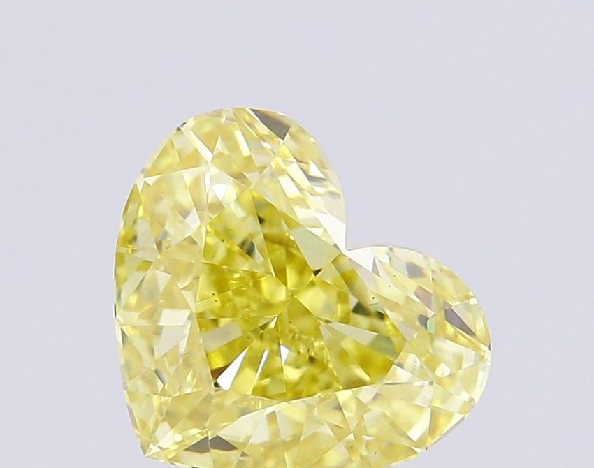 Loose Diamond - HEART 1.78ct Fancy Intense Yellow VS1: Loose Diamond - HEART 1.78ct Fancy Intense Yellow VS1 Source: This is a real non-mined Diamond that has been grown in a lab Shape: HEART Carats: 1.78 Color: Fancy Intense Yellow Certification: IGI Vid