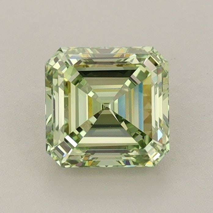Loose Diamond - ASSCHER 1.01ct Fancy Intense Green VVS2: Loose Diamond - ASSCHER 1.01ct Fancy Intense Green VVS2 Source: This is a real non-mined Diamond that has been grown in a lab Shape: ASSCHER Carats: 1.01 Color: Fancy Intense Green Certification: IGI