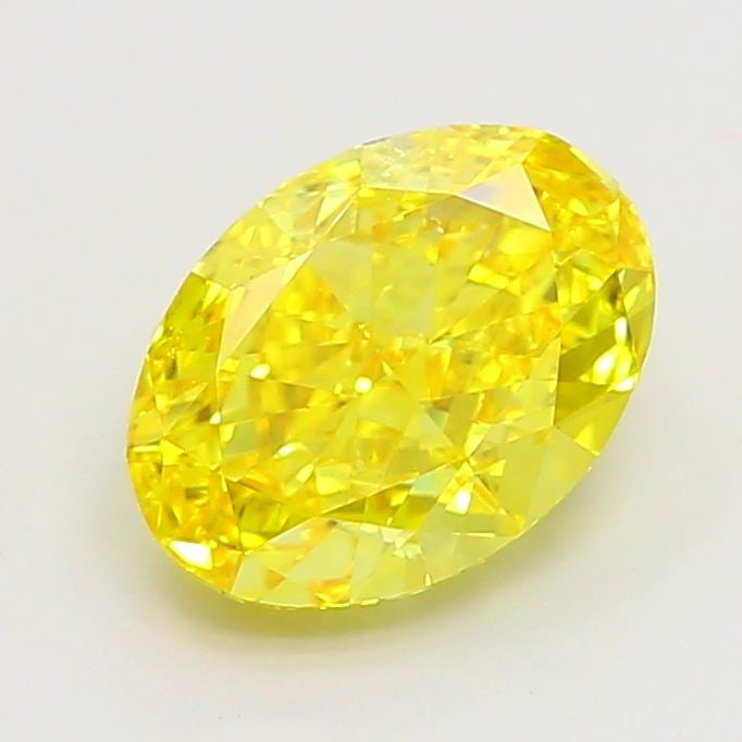 Loose Diamond - OVAL 2.01ct Fancy Vivid Yellow VS1: Loose Diamond - OVAL 2.01ct Fancy Vivid Yellow VS1 Source: This is a real non-mined Diamond that has been grown in a lab Shape: OVAL Carats: 2.01 Color: Fancy Vivid Yellow Certification: IGI Video: