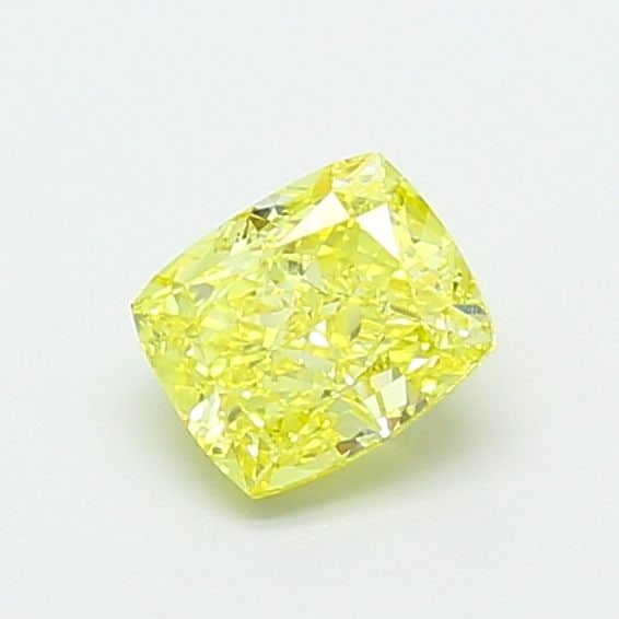 Loose Diamond - CUSHION MODIFIED 0.74ct Fancy Intense Yellow VVS2: Loose Diamond - CUSHION MODIFIED 0.74ct Fancy Intense Yellow VVS2 Source: This is a real non-mined Diamond that has been grown in a lab Shape: CUSHION MODIFIED Carats: 0.74 Color: Fancy Intense Yellow
