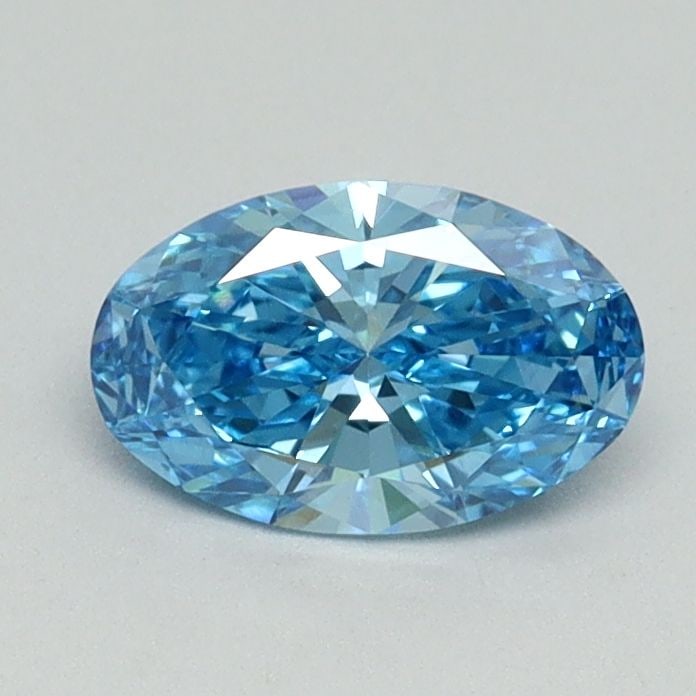 Loose Diamond - OVAL 0.64ct Fancy Vivid Blue VS1: Loose Diamond - OVAL 0.64ct Fancy Vivid Blue VS1 Source: This is a real non-mined Diamond that has been grown in a lab Shape: OVAL Carats: 0.64 Color: Fancy Vivid Blue Certification: IGI Video: