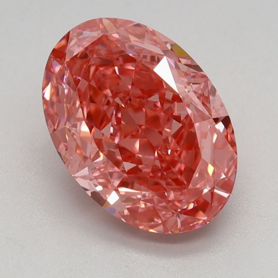 Loose Diamond - OVAL 2.08ct Fancy Vivid Pink VS1: Loose Diamond - OVAL 2.08ct Fancy Vivid Pink VS1 Source: This is a real non-mined Diamond that has been grown in a lab Shape: OVAL Carats: 2.08 Color: Fancy Vivid Pink Certification: IGI Video: