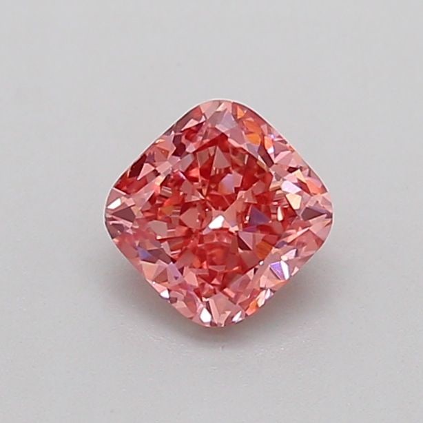 Loose Diamond - CUSHION MODIFIED 0.6ct Fancy Vivid Pink VS1: Loose Diamond - CUSHION MODIFIED 0.6ct Fancy Vivid Pink VS1 Source: This is a real non-mined Diamond that has been grown in a lab Shape: CUSHION MODIFIED Carats: 0.6 Color: Fancy Vivid Pink Certificat