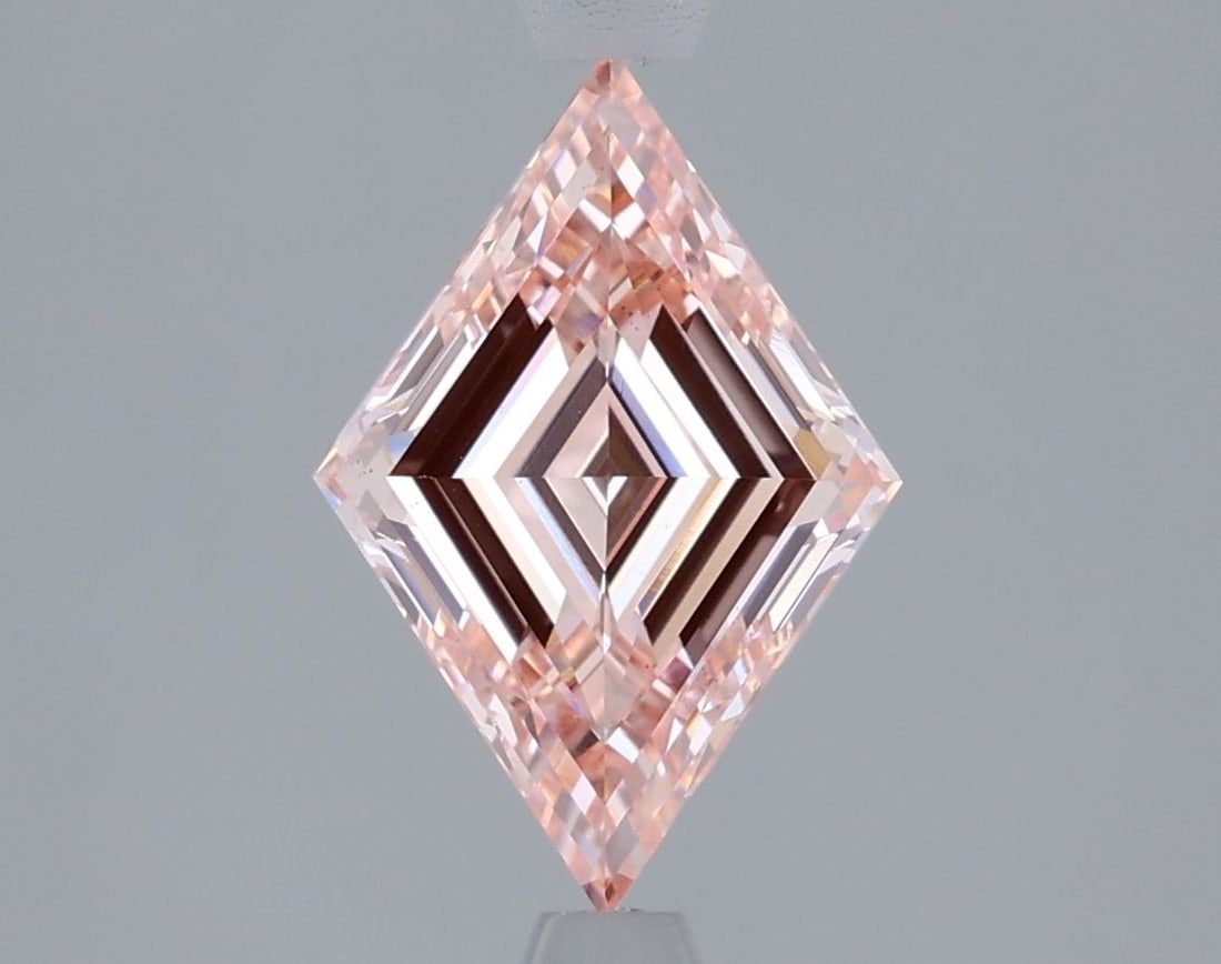 Loose Diamond - LOZENGE 2.02ct Fancy Intense Pink VS1: Loose Diamond - LOZENGE 2.02ct Fancy Intense Pink VS1 Source: This is a real non-mined Diamond that has been grown in a lab Shape: LOZENGE Carats: 2.02 Color: Fancy Intense Pink Certification: IGI Vid