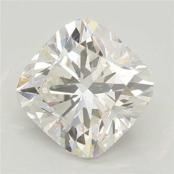 Loose Diamond - CUSHION BRILLIANT 3.23ct H VS2: Loose Diamond - CUSHION BRILLIANT 3.23ct H VS2 Source: This is a real non-mined Diamond that has been grown in a lab Shape: CUSHION BRILLIANT Carats: 3.23 Color: H Clarity: VS2 Certification: GCAL Vid