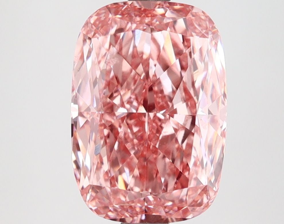 Loose Diamond - CUSHION MODIFIED 3.56ct Fancy Vivid Pink VVS2: Loose Diamond - CUSHION MODIFIED 3.56ct Fancy Vivid Pink VVS2 Source: This is a real non-mined Diamond that has been grown in a lab Shape: CUSHION MODIFIED Carats: 3.56 Color: Fancy Vivid Pink Certifi