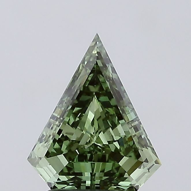 Loose Diamond - PENTAGONAL 1.87ct Fancy Vivid Green VS1: Loose Diamond - PENTAGONAL 1.87ct Fancy Vivid Green VS1 Source: This is a real non-mined Diamond that has been grown in a lab Shape: PENTAGONAL Carats: 1.87 Color: Fancy Vivid Green Certification: IGI