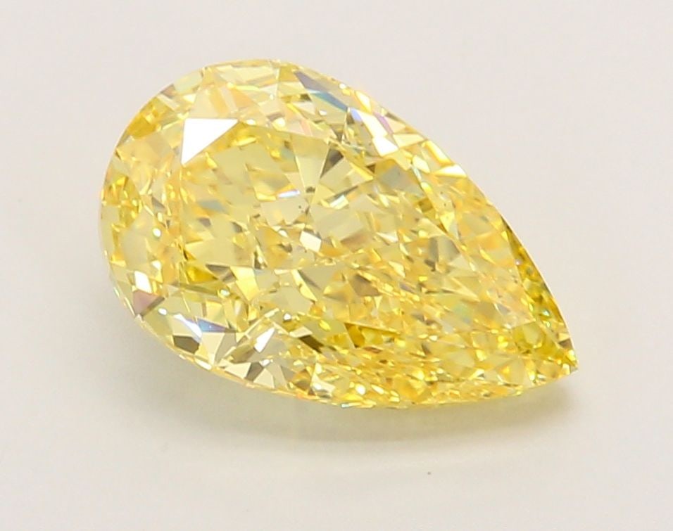 Loose Diamond - PEAR 2.78ct Fancy Intense Yellow VS1: Loose Diamond - PEAR 2.78ct Fancy Intense Yellow VS1 Source: This is a real non-mined Diamond that has been grown in a lab Shape: PEAR Carats: 2.78 Color: Fancy Intense Yellow Certification: IGI Video