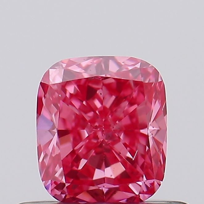 Loose Diamond - CUSHION BRILLIANT 0.5ct Fancy Pink VS2: Loose Diamond - CUSHION BRILLIANT 0.5ct Fancy Pink VS2 Source: This is a real non-mined Diamond that has been grown in a lab Shape: CUSHION BRILLIANT Carats: 0.5 Color: Fancy Pink Certification: IGI V
