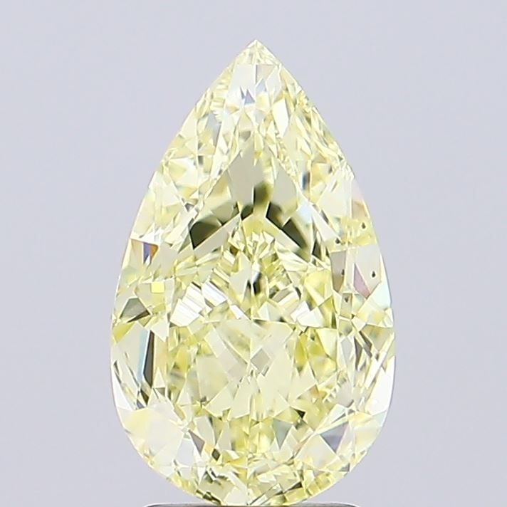 Loose Diamond - PEAR 2.71ct Fancy Yellow VS2: Loose Diamond - PEAR 2.71ct Fancy Yellow VS2 Source: This is a real non-mined Diamond that has been grown in a lab Shape: PEAR Carats: 2.71 Color: Fancy Yellow Certification: IGI Video:
