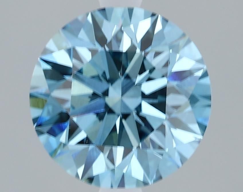 Loose Diamond - ROUND 2.18ct Fancy Vivid Blue VS1: Loose Diamond - ROUND 2.18ct Fancy Vivid Blue VS1 Source: This is a real non-mined Diamond that has been grown in a lab Shape: ROUND Carats: 2.18 Color: Fancy Vivid Blue Certification: IGI Video: