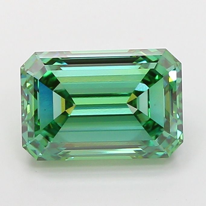 Loose Diamond - EMERALD 5.02ct Fancy Vivid Green VS1 (1 of 1)