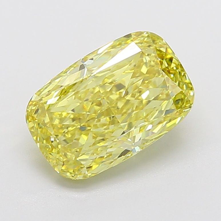 Loose Diamond - CUSHION MODIFIED 5.15ct Fancy Vivid Yellow VS1: Loose Diamond - CUSHION MODIFIED 5.15ct Fancy Vivid Yellow VS1 Source: This is a real non-mined Diamond that has been grown in a lab Shape: CUSHION MODIFIED Carats: 5.15 Color: Fancy Vivid Yellow Cert
