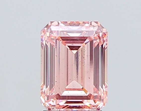 Loose Diamond - EMERALD 2.5ct Fancy Intense Pink SI1: Loose Diamond - EMERALD 2.5ct Fancy Intense Pink SI1 Source: This is a real non-mined Diamond that has been grown in a lab Shape: EMERALD Carats: 2.5 Color: Fancy Intense Pink Certification: IGI Video