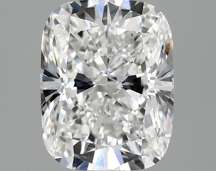 Loose Diamond - CUSHION 2.1ct F VS2: Loose Diamond - CUSHION 2.1ct F VS2 Source: This is a real non-mined Diamond that has been grown in a lab Shape: CUSHION Carats: 2.1 Color: F Clarity: VS2 Certification: IGI Condition: Pre-Owned PLEAS