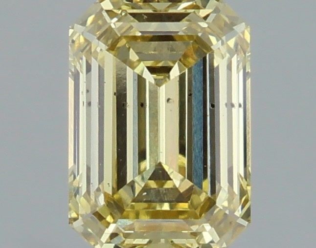 Loose Diamond - EMERALD 1.02ct Fancy Intense Yellow SI1: Loose Diamond - EMERALD 1.02ct Fancy Intense Yellow SI1 Source: This is a real non-mined Diamond that has been grown in a lab Shape: EMERALD Carats: 1.02 Color: Fancy Intense Yellow Certification: IGI