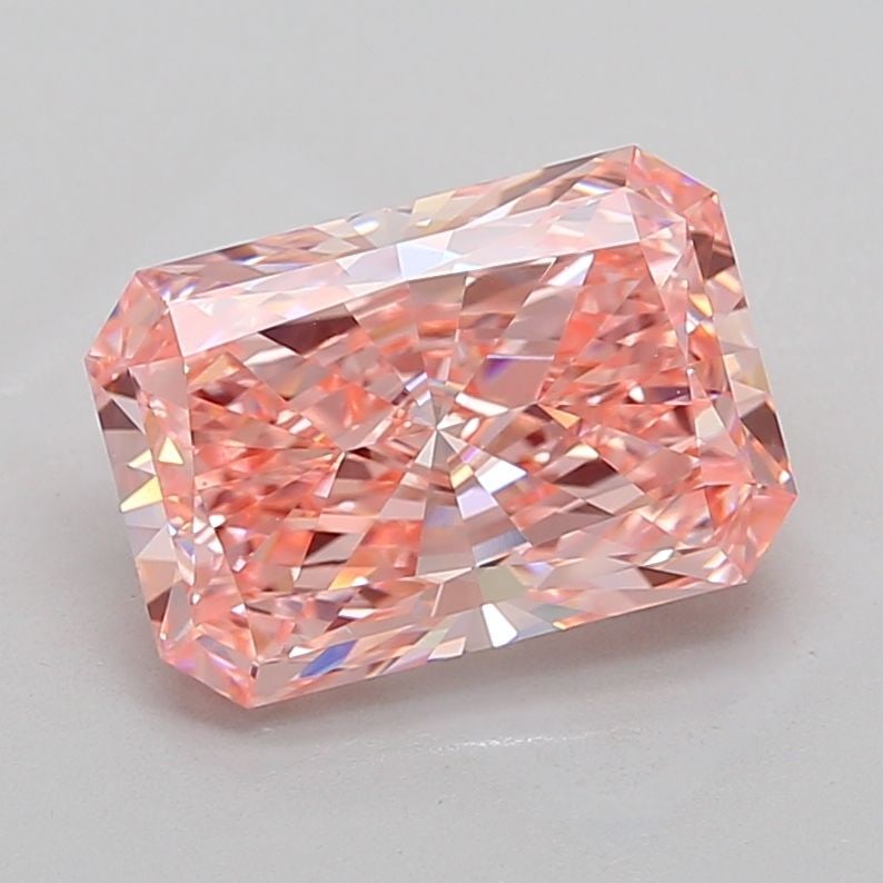 Loose Diamond - RADIANT 5.03ct Fancy Vivid Pink VVS2: Loose Diamond - RADIANT 5.03ct Fancy Vivid Pink VVS2 Source: This is a real non-mined Diamond that has been grown in a lab Shape: RADIANT Carats: 5.03 Color: Fancy Vivid Pink Certification: IGI PLEASE