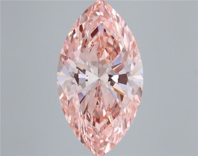 Loose Diamond - MARQUISE 6.04ct Fancy Vivid Pink VS1: Loose Diamond - MARQUISE 6.04ct Fancy Vivid Pink VS1 Source: This is a real non-mined Diamond that has been grown in a lab Shape: MARQUISE Carats: 6.04 Color: Fancy Vivid Pink Certification: IGI Video