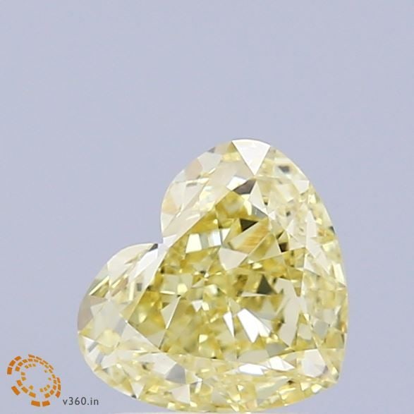 Loose Diamond - HEART 0.97ct Fancy Intense Yellow VS2: Loose Diamond - HEART 0.97ct Fancy Intense Yellow VS2 Source: This is a real non-mined Diamond that has been grown in a lab Shape: HEART Carats: 0.97 Color: Fancy Intense Yellow Certification: IGI Vid
