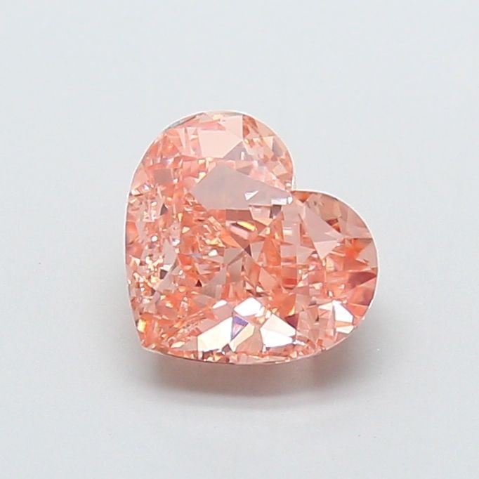 Loose Diamond - HEART 2.1ct Fancy Intense Brownish Pink VVS2: Loose Diamond - HEART 2.1ct Fancy Intense Brownish Pink VVS2 Source: This is a real non-mined Diamond that has been grown in a lab Shape: HEART Carats: 2.1 Color: Fancy Intense Brownish Pink Certifica