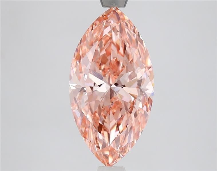 Loose Diamond - MARQUISE 2.06ct Fancy Vivid Pink VS1: Loose Diamond - MARQUISE 2.06ct Fancy Vivid Pink VS1 Source: This is a real non-mined Diamond that has been grown in a lab Shape: MARQUISE Carats: 2.06 Color: Fancy Vivid Pink Certification: IGI Video