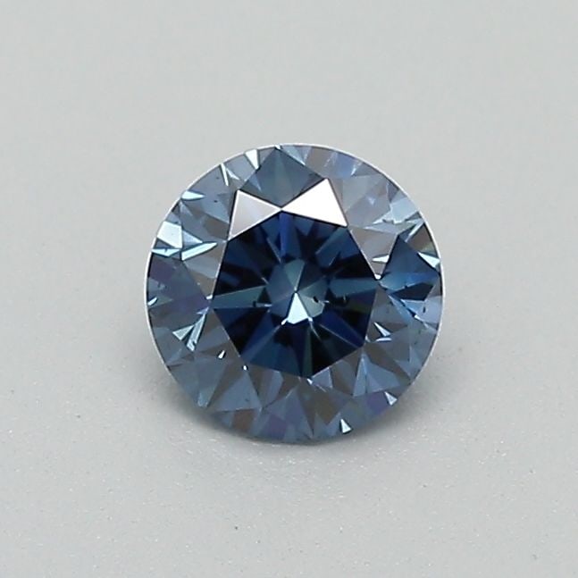 Loose Diamond - ROUND 0.39ct Fancy Dark Blue SI1: Loose Diamond - ROUND 0.39ct Fancy Dark Blue SI1 Source: This is a real non-mined Diamond that has been grown in a lab Shape: ROUND Carats: 0.39 Color: Fancy Dark Blue Certification: IGI Video: