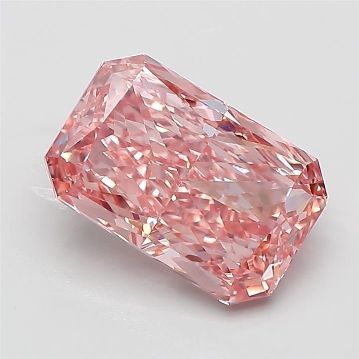 Loose Diamond - RADIANT 2.51ct Fancy Intense Pink VS1: Loose Diamond - RADIANT 2.51ct Fancy Intense Pink VS1 Source: This is a real non-mined Diamond that has been grown in a lab Shape: RADIANT Carats: 2.51 Color: Fancy Intense Pink Certification: IGI PLE