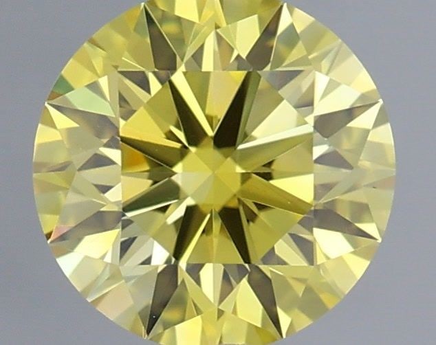 Ideal Loose Diamond - ROUND 0.63ct Fancy Vivid Yellow VS1: Ideal Loose Diamond - ROUND 0.63ct Fancy Vivid Yellow VS1 Source: This is a real non-mined Diamond that has been grown in a lab Shape: ROUND Carats: 0.63 Color: Fancy Vivid Yellow Certification: IGI V