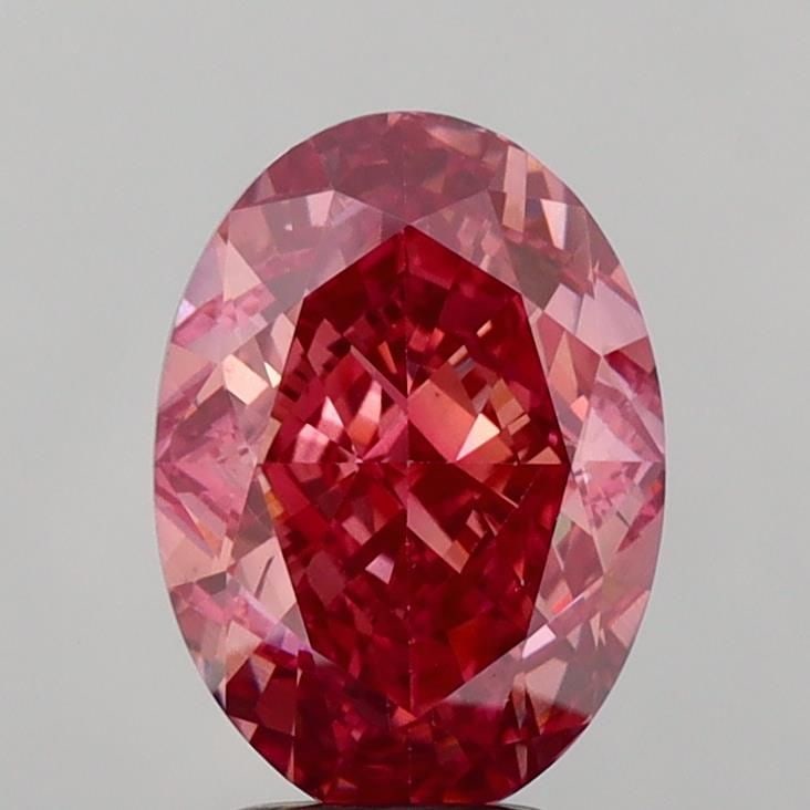 Loose Diamond - OVAL 4.13ct Fancy Vivid Pink VS1: Loose Diamond - OVAL 4.13ct Fancy Vivid Pink VS1 Source: This is a real non-mined Diamond that has been grown in a lab Shape: OVAL Carats: 4.13 Color: Fancy Vivid Pink Certification: IGI Video: