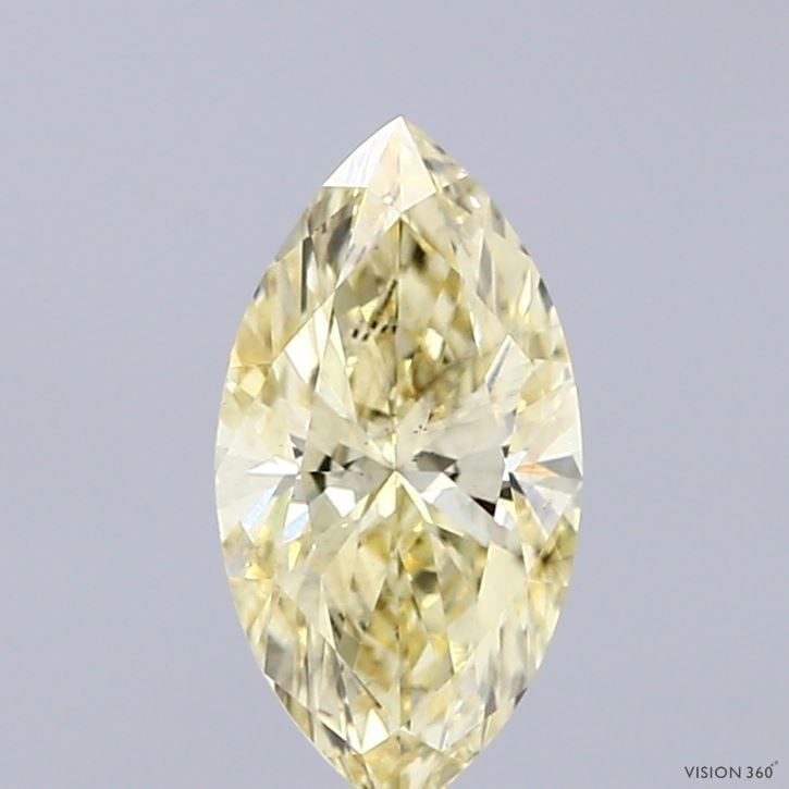 Loose Diamond - MARQUISE 1.02ct Fancy Yellow VS2: Loose Diamond - MARQUISE 1.02ct Fancy Yellow VS2 Source: This is a real non-mined Diamond that has been grown in a lab Shape: MARQUISE Carats: 1.02 Color: Fancy Yellow Certification: IGI Video: