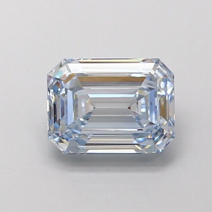 Loose Diamond - EMERALD 1.01ct Fancy Light Blue VVS2: Loose Diamond - EMERALD 1.01ct Fancy Light Blue VVS2 Source: This is a real non-mined Diamond that has been grown in a lab Shape: EMERALD Carats: 1.01 Color: Fancy Light Blue Certification: IGI Video: