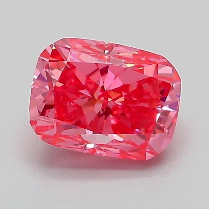 Loose Diamond - CUSHION MODIFIED 1.28ct Fancy Vivid Pink VS1: Loose Diamond - CUSHION MODIFIED 1.28ct Fancy Vivid Pink VS1 Source: This is a real non-mined Diamond that has been grown in a lab Shape: CUSHION MODIFIED Carats: 1.28 Color: Fancy Vivid Pink Certific