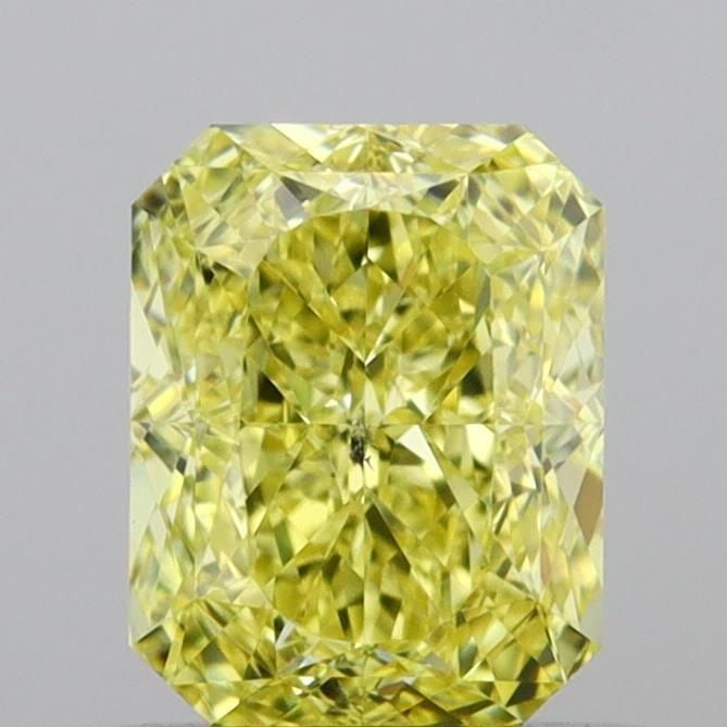 Loose Diamond - RADIANT 1.05ct Fancy Intense Yellow SI1: Loose Diamond - RADIANT 1.05ct Fancy Intense Yellow SI1 Source: This is a real non-mined Diamond that has been grown in a lab Shape: RADIANT Carats: 1.05 Color: Fancy Intense Yellow Certification: GIA
