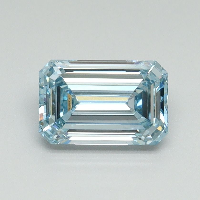 Loose Diamond - EMERALD 1.07ct Fancy Intense Blue VS1: Loose Diamond - EMERALD 1.07ct Fancy Intense Blue VS1 Source: This is a real non-mined Diamond that has been grown in a lab Shape: EMERALD Carats: 1.07 Color: Fancy Intense Blue Certification: IGI Vid