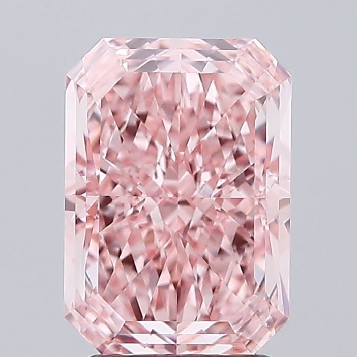 Loose Diamond - RADIANT 3.03ct Fancy Vivid Pink VVS2: Loose Diamond - RADIANT 3.03ct Fancy Vivid Pink VVS2 Source: This is a real non-mined Diamond that has been grown in a lab Shape: RADIANT Carats: 3.03 Color: Fancy Vivid Pink Certification: IGI Video: