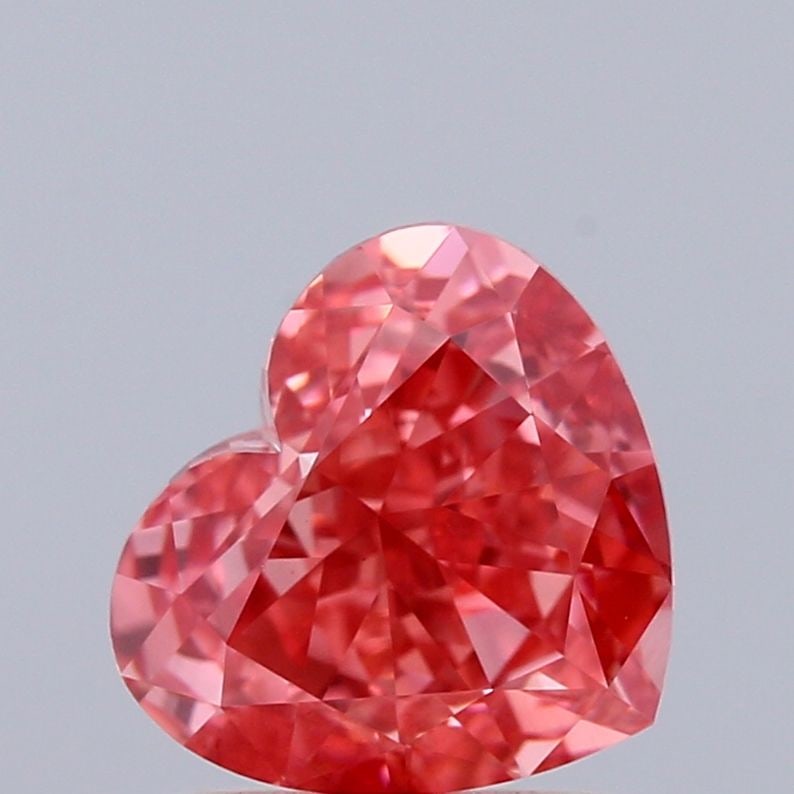 Loose Diamond - HEART 1.58ct Fancy Vivid Pink VS1: Loose Diamond - HEART 1.58ct Fancy Vivid Pink VS1 Source: This is a real non-mined Diamond that has been grown in a lab Shape: HEART Carats: 1.58 Color: Fancy Vivid Pink Certification: IGI Video: