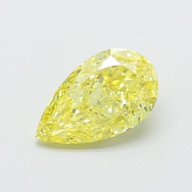 Loose Diamond - PEAR 1.3ct Fancy Intense Yellow VS1: Loose Diamond - PEAR 1.3ct Fancy Intense Yellow VS1 Source: This is a real non-mined Diamond that has been grown in a lab Shape: PEAR Carats: 1.3 Color: Fancy Intense Yellow Certification: IGI Video: