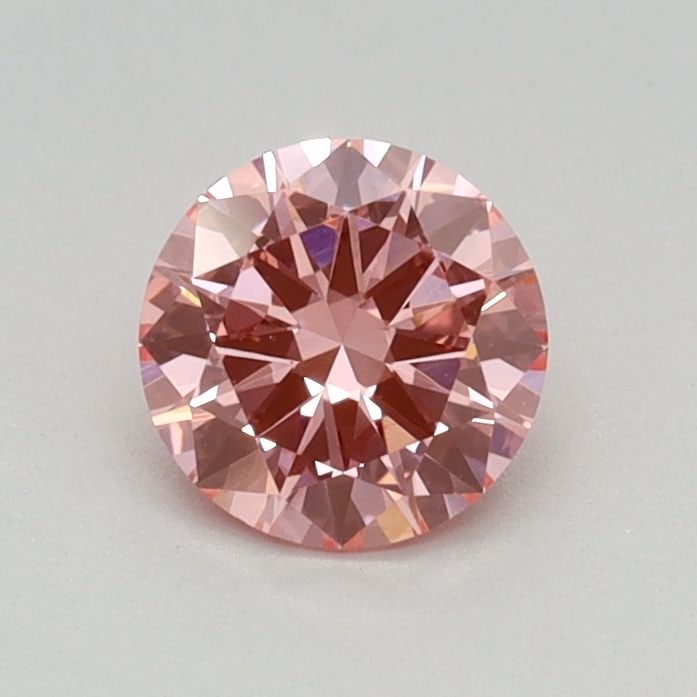 Loose Diamond - ROUND 0.45ct Fancy Vivid Pink VS1: Loose Diamond - ROUND 0.45ct Fancy Vivid Pink VS1 Source: This is a real non-mined Diamond that has been grown in a lab Shape: ROUND Carats: 0.45 Color: Fancy Vivid Pink Certification: IGI Video: