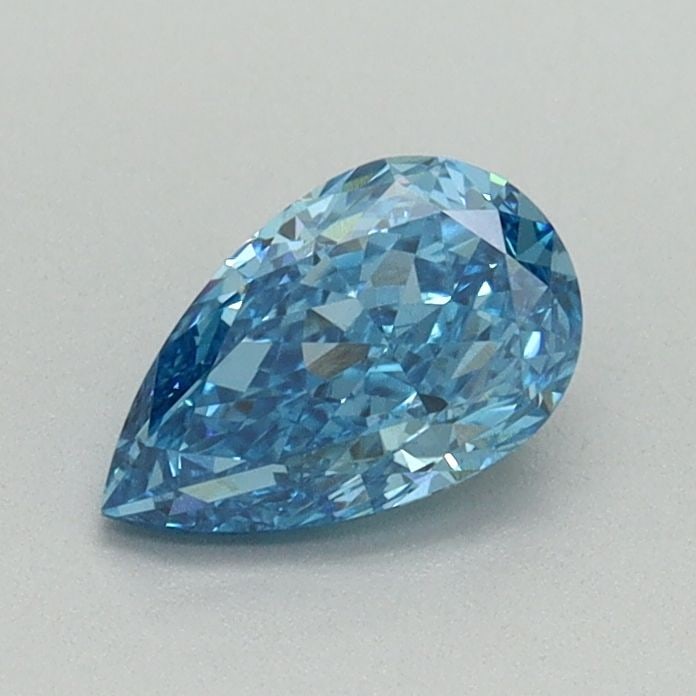 Loose Diamond - PEAR 0.65ct Fancy Vivid Blue VS1: Loose Diamond - PEAR 0.65ct Fancy Vivid Blue VS1 Source: This is a real non-mined Diamond that has been grown in a lab Shape: PEAR Carats: 0.65 Color: Fancy Vivid Blue Certification: IGI Video: