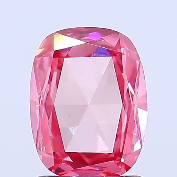 Loose Diamond - CUSHION BRILLIANT 1.04ct Fancy Vivid Pink VS1: Loose Diamond - CUSHION BRILLIANT 1.04ct Fancy Vivid Pink VS1 Source: This is a real non-mined Diamond that has been grown in a lab Shape: CUSHION BRILLIANT Carats: 1.04 Color: Fancy Vivid Pink Certif