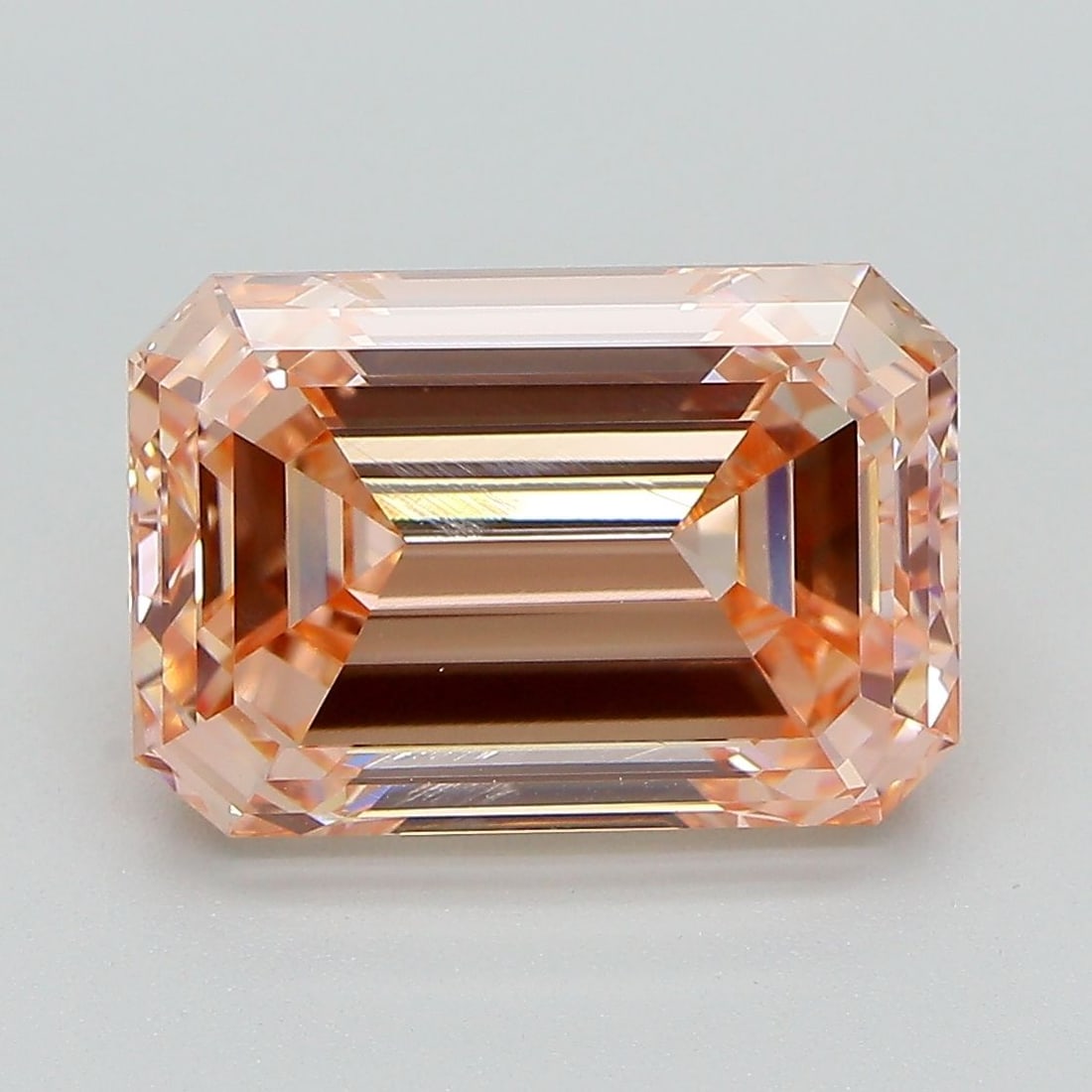 Loose Diamond - EMERALD 5.03ct Fancy Pink VVS2: Loose Diamond - EMERALD 5.03ct Fancy Pink VVS2 Source: This is a real non-mined Diamond that has been grown in a lab Shape: EMERALD Carats: 5.03 Color: Fancy Pink Certification: IGI Video: