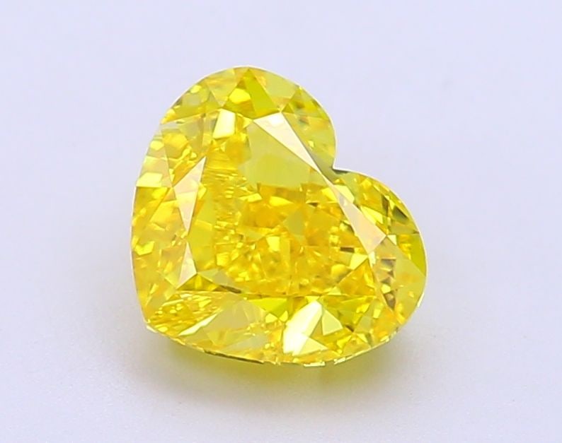 Loose Diamond - HEART 1.99ct Fancy Vivid Yellow VVS2: Loose Diamond - HEART 1.99ct Fancy Vivid Yellow VVS2 Source: This is a real non-mined Diamond that has been grown in a lab Shape: HEART Carats: 1.99 Color: Fancy Vivid Yellow Certification: IGI Video: