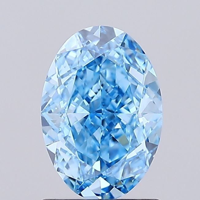 Loose Diamond - OVAL 1.24ct Fancy Vivid Blue VVS1: Loose Diamond - OVAL 1.24ct Fancy Vivid Blue VVS1 Source: This is a real non-mined Diamond that has been grown in a lab Shape: OVAL Carats: 1.24 Color: Fancy Vivid Blue Certification: IGI Video: