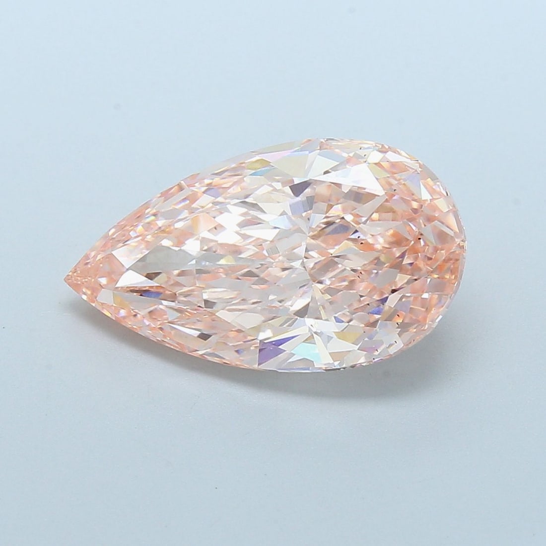 Loose Diamond - PEAR 8.03ct Fancy Vivid Pink VS2: Loose Diamond - PEAR 8.03ct Fancy Vivid Pink VS2 Source: This is a real non-mined Diamond that has been grown in a lab Shape: PEAR Carats: 8.03 Color: Fancy Vivid Pink Certification: IGI Video: