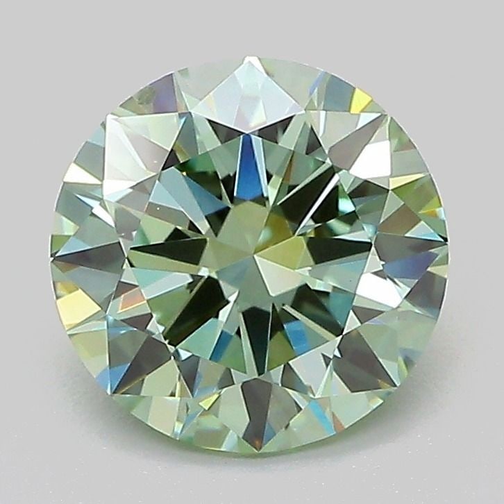 Loose Diamond - ROUND 2.0ct Fancy Vivid Green VS2: Loose Diamond - ROUND 2.0ct Fancy Vivid Green VS2 Source: This is a real non-mined Diamond that has been grown in a lab Shape: ROUND Carats: 2.0 Color: Fancy Vivid Green Certification: IGI Video: