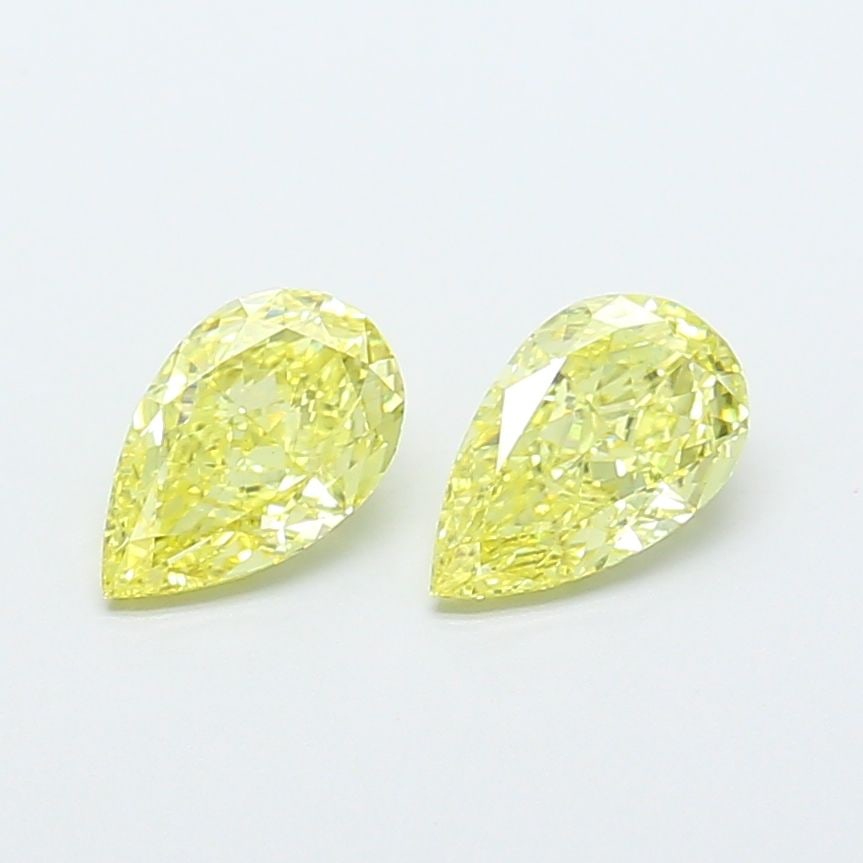 Loose Diamond - PEAR 0.82ct Fancy Intense Yellow VVS2: Loose Diamond - PEAR 0.82ct Fancy Intense Yellow VVS2 Source: This is a real non-mined Diamond that has been grown in a lab Shape: PEAR Carats: 0.82 Color: Fancy Intense Yellow Certification: IGI Vide