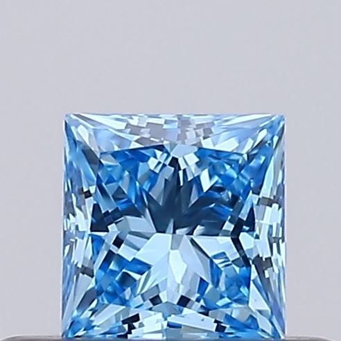 Loose Diamond - PRINCESS 0.25ct Fancy Vivid Blue VVS2: Loose Diamond - PRINCESS 0.25ct Fancy Vivid Blue VVS2 Source: This is a real non-mined Diamond that has been grown in a lab Shape: PRINCESS Carats: 0.25 Color: Fancy Vivid Blue Certification: NONE Vid