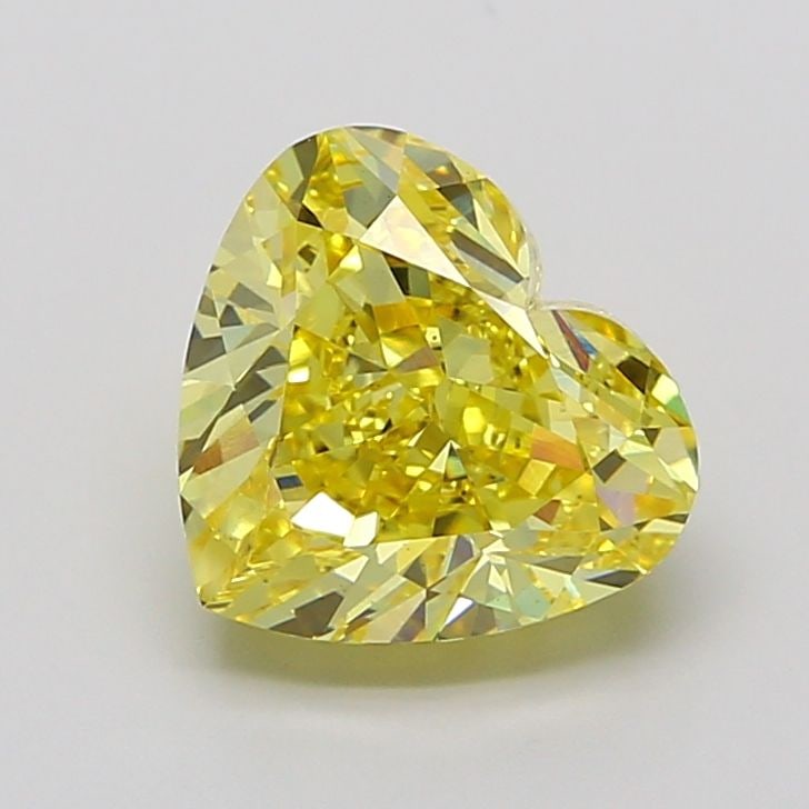 Loose Diamond - HEART 5.05ct Fancy Intense Yellow VS1: Loose Diamond - HEART 5.05ct Fancy Intense Yellow VS1 Source: This is a real non-mined Diamond that has been grown in a lab Shape: HEART Carats: 5.05 Color: Fancy Intense Yellow Certification: IGI Vid