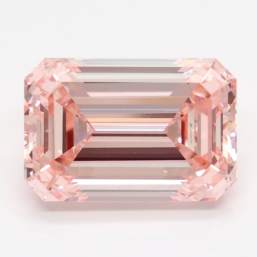 Loose Diamond - EMERALD 5.21ct Fancy Intense Pink VS1: Loose Diamond - EMERALD 5.21ct Fancy Intense Pink VS1 Source: This is a real non-mined Diamond that has been grown in a lab Shape: EMERALD Carats: 5.21 Color: Fancy Intense Pink Certification: IGI Vid